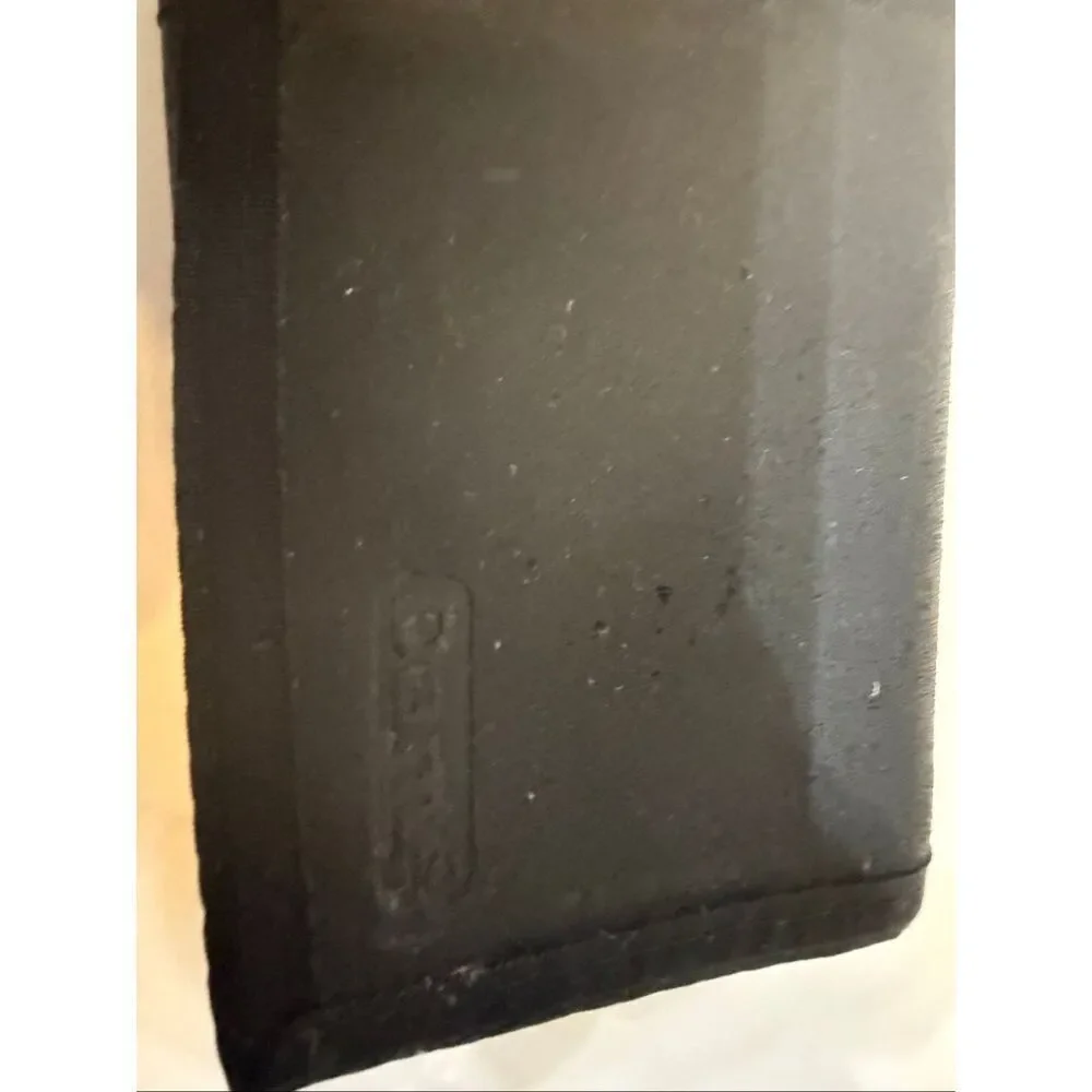 Dante Men's Handcrafted Leather Card Slots Trifold Wallet Black